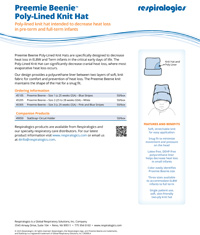 Preemie Beenie catalog thumbnail