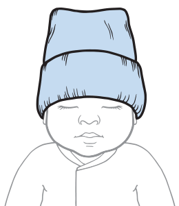 Preemie Beenie Poly-lined Knit Hat